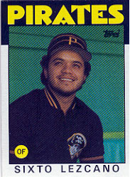 1986 Topps Baseball Cards      278     Sixto Lezcano